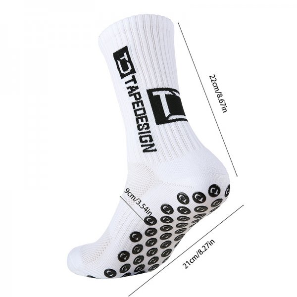 TEMU Sweat Absorbing And Deodorant Glue Dispensing Non-slip Soccer Socks