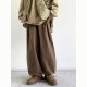 Solid Color BASIC Casual Pants Japanese-style Retro