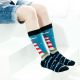 Hip Hop Autumn And Winter Mid-calf Length Men's Socks