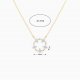 Women's Fashion Simple Flower Pendant Necklace