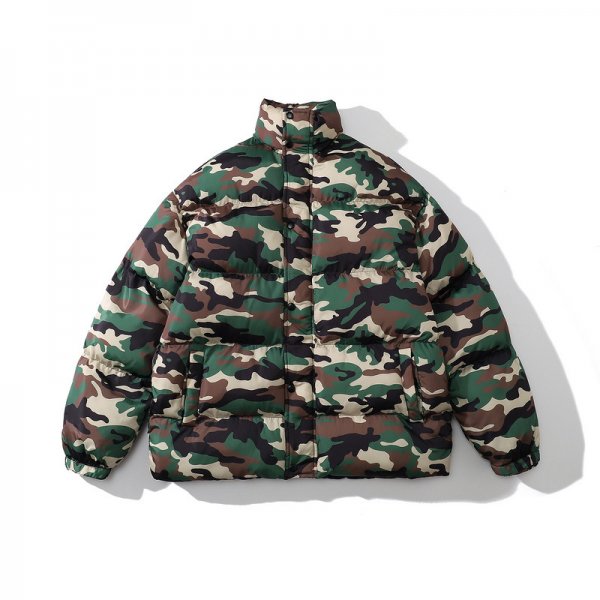 Camouflage Bread Coat Cotton Coat Men's National Trendy Brand