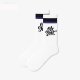 Street Sports Men's Korean Version Of The Letter White Mid-tube Thickened Basketball Socks