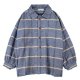 Woolen Coat Men's Loose Woolen Coat Men's Plaid Jacket