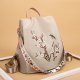 Ethnic Style Embroidery Middle School Student Schoolbag Oxford Cloth