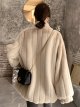 Lamb Fur Coat Stand Collar Fur Coat