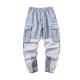 Stitching Contrast Color Hip-Hop Overalls Men'S Trend Loose And Wild Tie-Footed National Tide Casual Harem Pants