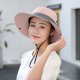 Unisex Summer Foldable Sun Fisherman Hat Men Women Wide Brim Casual Outdoor Travel Beach Sunscreen UV Protection  Sun Hats