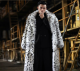 Men's Fur Coat Imitated Fox Fur Long Coat