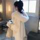 Loose cape coat fur cape woolen coat