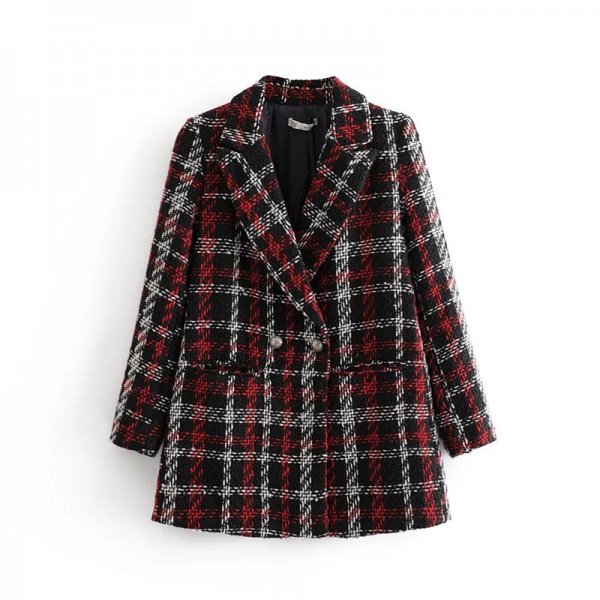 Loose woolen coat