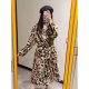 Long Plush Coat Women's Coat Belt Trench Coat