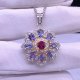 Fashion Simple And Natural Tanzanite Pendant Necklace