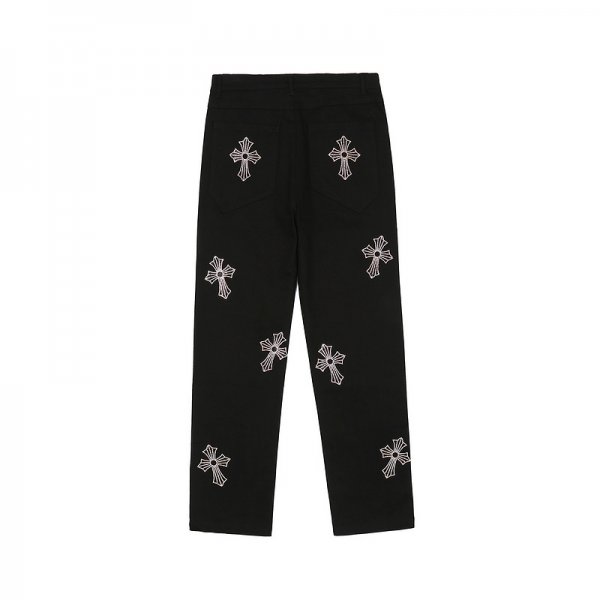 Loose Straight-Leg Pants For Men And Women Punk Rock Casual Trousers